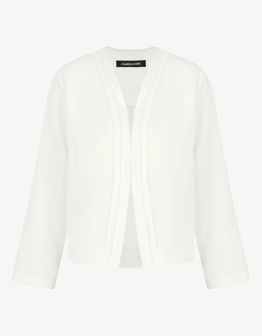 Vestes Christine Laure  | Veste Bolero Chic Ecru